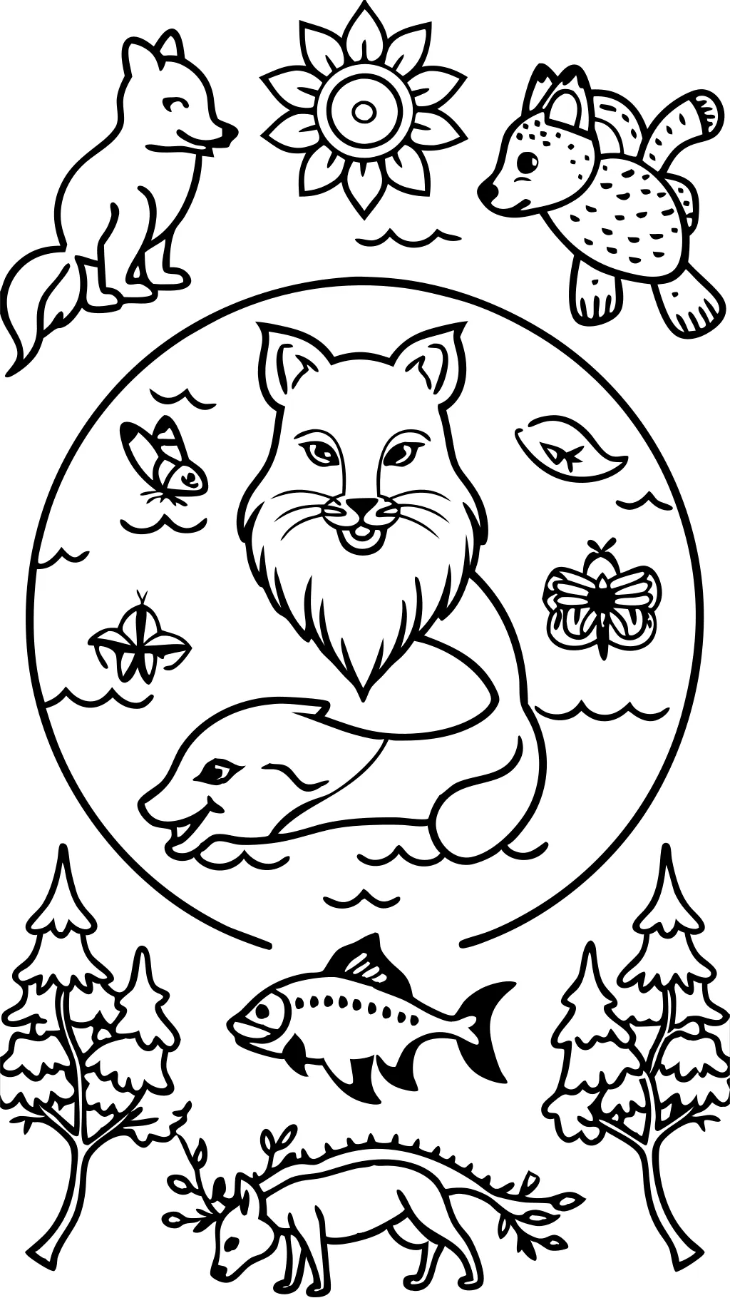 coloring pages of animals free